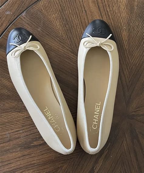 chanel ballerina blue|chanel ballerinas beige.